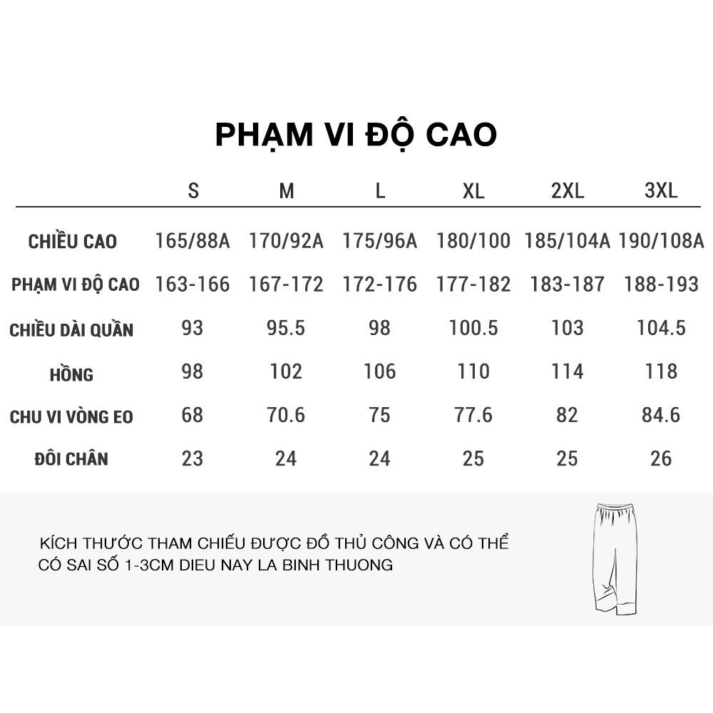 Quần thể thao nam Xtep dáng dài, form quần nam rộng thoải mái vận động 981329630330