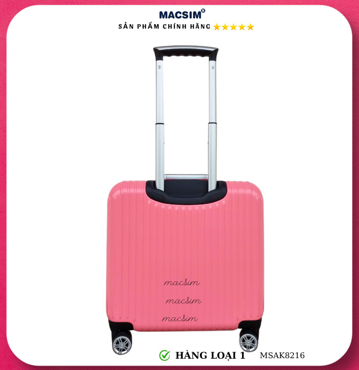 Vali cao cấp Macsim Aksen hàng loại 1 MSAK8216 cỡ 17 inch màu xanh, màu hồng, màu gold