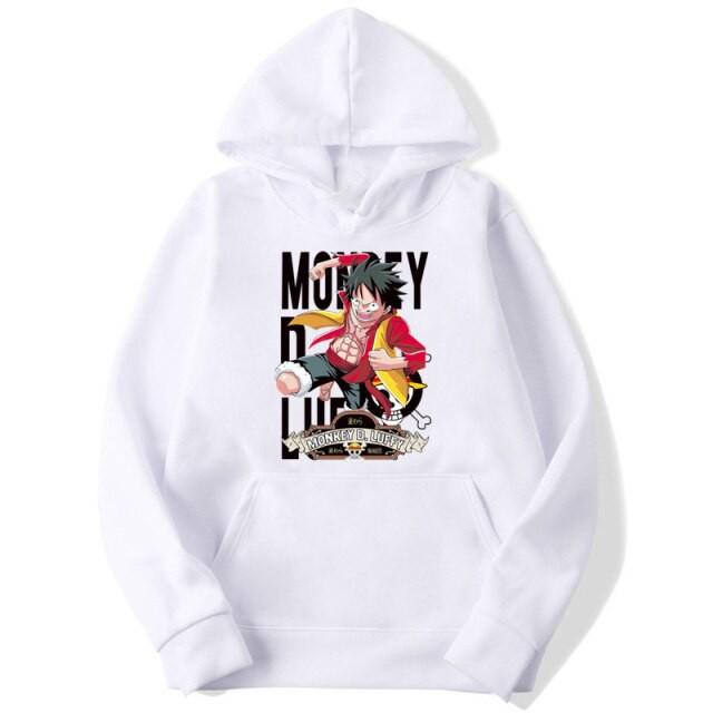Áo Hoodie One piece áo nỉ thu đông dài tay in hình
