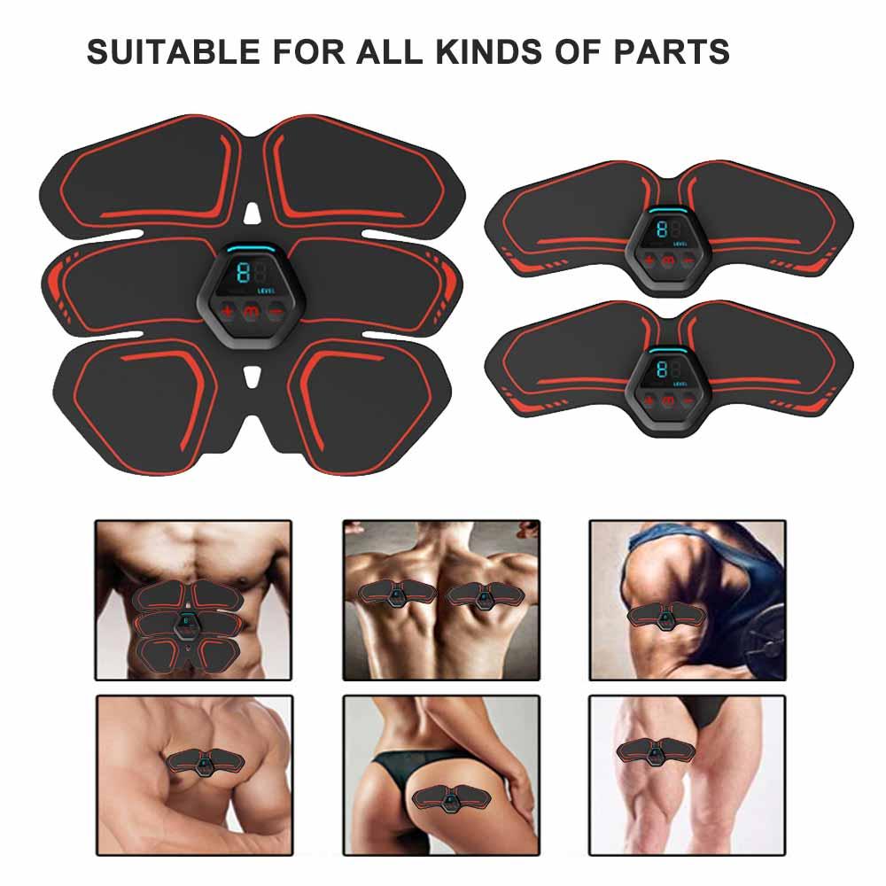 Máy Tập Thể Dục Giảm Béo Vành Đai Sản Phẩm Giảm Cân EMS Electrostimulator ABS Huấn Luyện Tập Cơ Bụng Máy Kích Thích Cho Nam Nữ