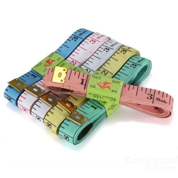 Combo 5 Thước Dây 1,5m Nhiều Màu Bền Đẹp Đo Chiều Cao, Vòng Eo