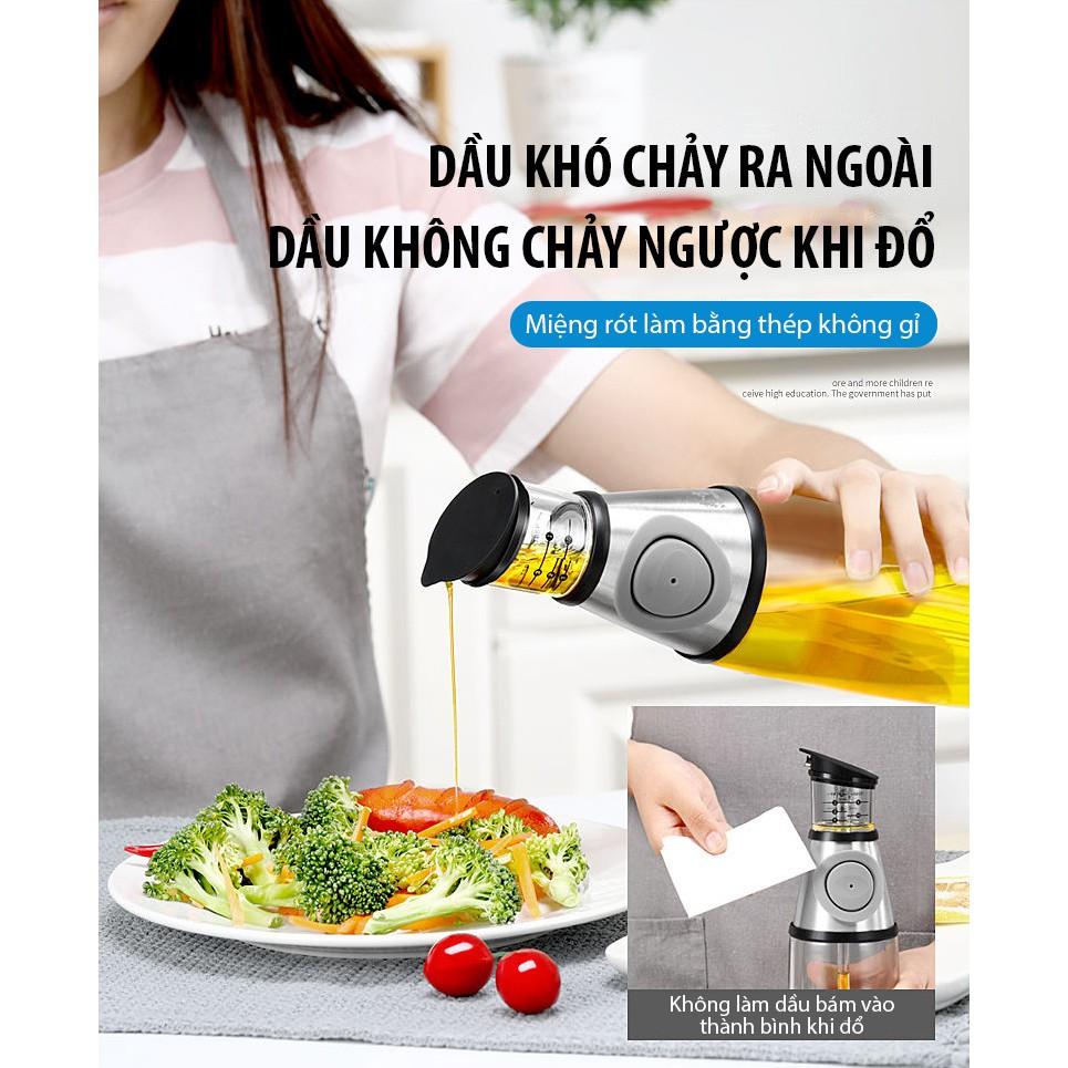 Bình Định Lượng Dầu Ăn Chuyên Nghiệp