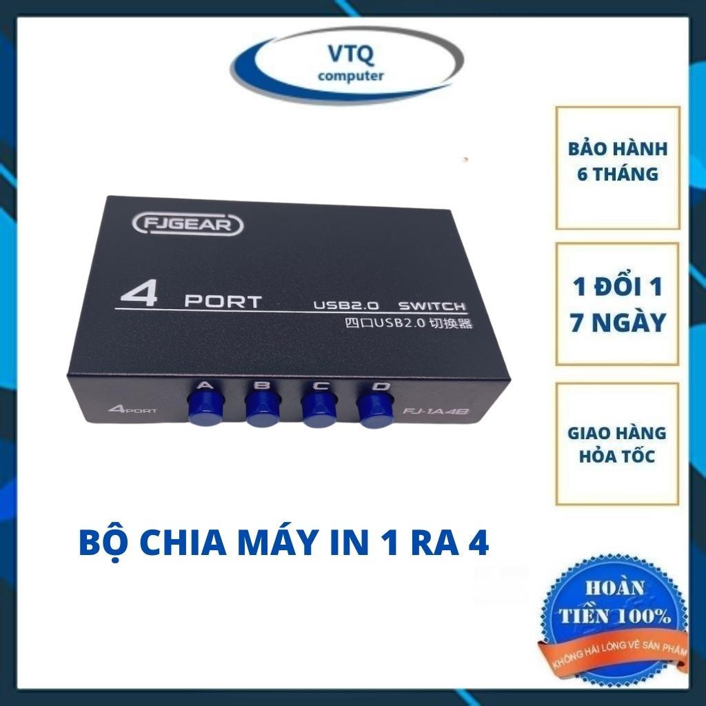 Hup chia máy in,bộ chia máy in ra 2 cổng, 4 cổng, bộ chia máy in 1 ra 2, 1 ra 4