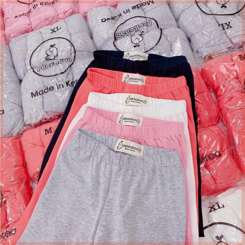 Quần leggings dài cho bé gái vải cotton spandex mềm mịn cực thoải mái và sang chảnh LYBABY QCD15