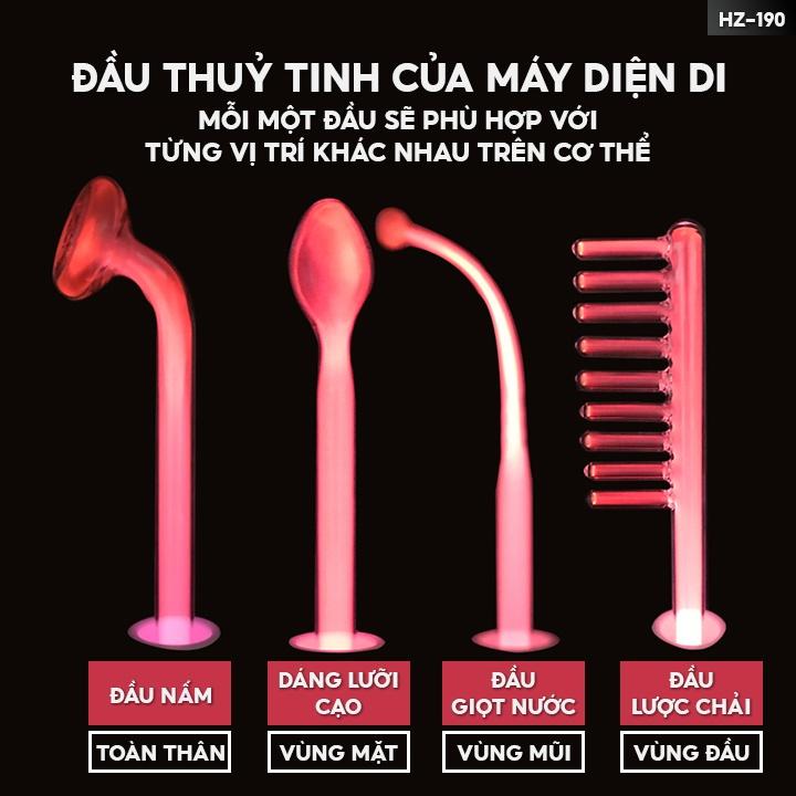 Máy Điện Tím Sát Khuẩn Cầm Tay Kèm Nhiều Đầu Dễ Dàng Thay Đổi HZ-019