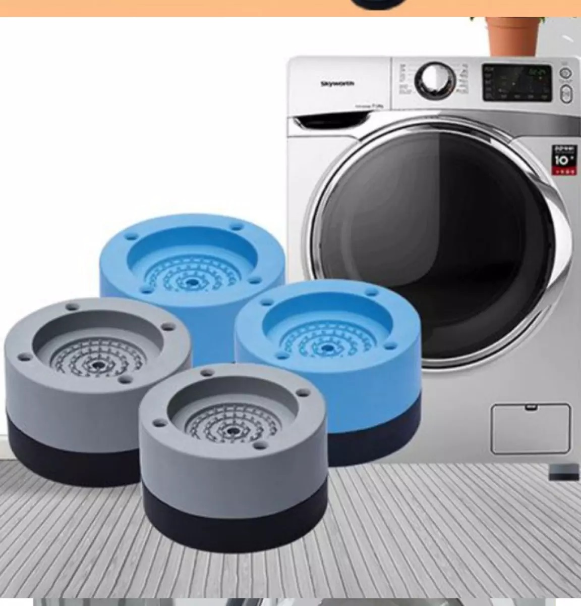 Combo 4 chân đế kê máy giặt chống rung chống ồn