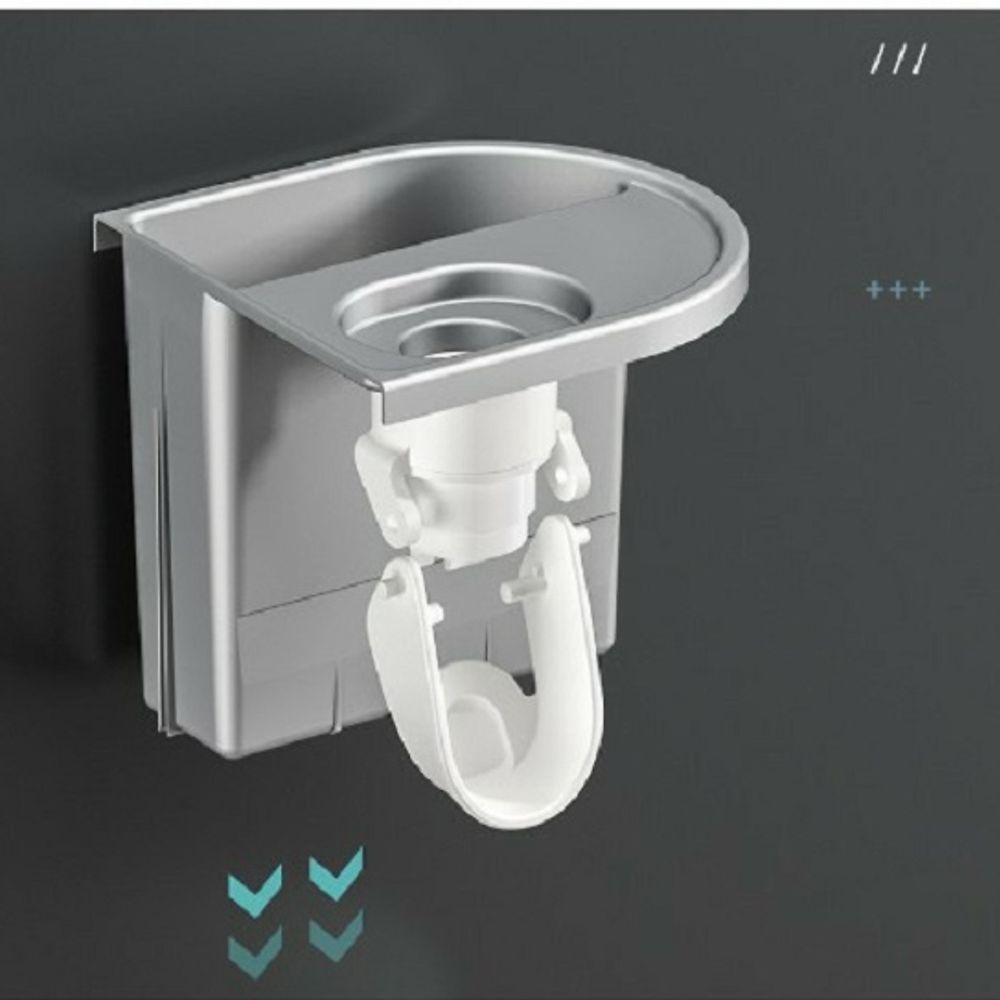 Giá treo hộp đựng bàn chải kem đánh răng nhà tắm , Bộ nhả kem tự động 1 cốc - Hàng Chính Hãng - Tặng kèm sticker