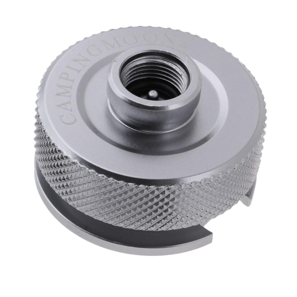 Outdoor Gas Tank Propane Refill Adapter Aluminum Alloy Gas Stove Connector for Outdoor Picnic BBQ Garden Party
