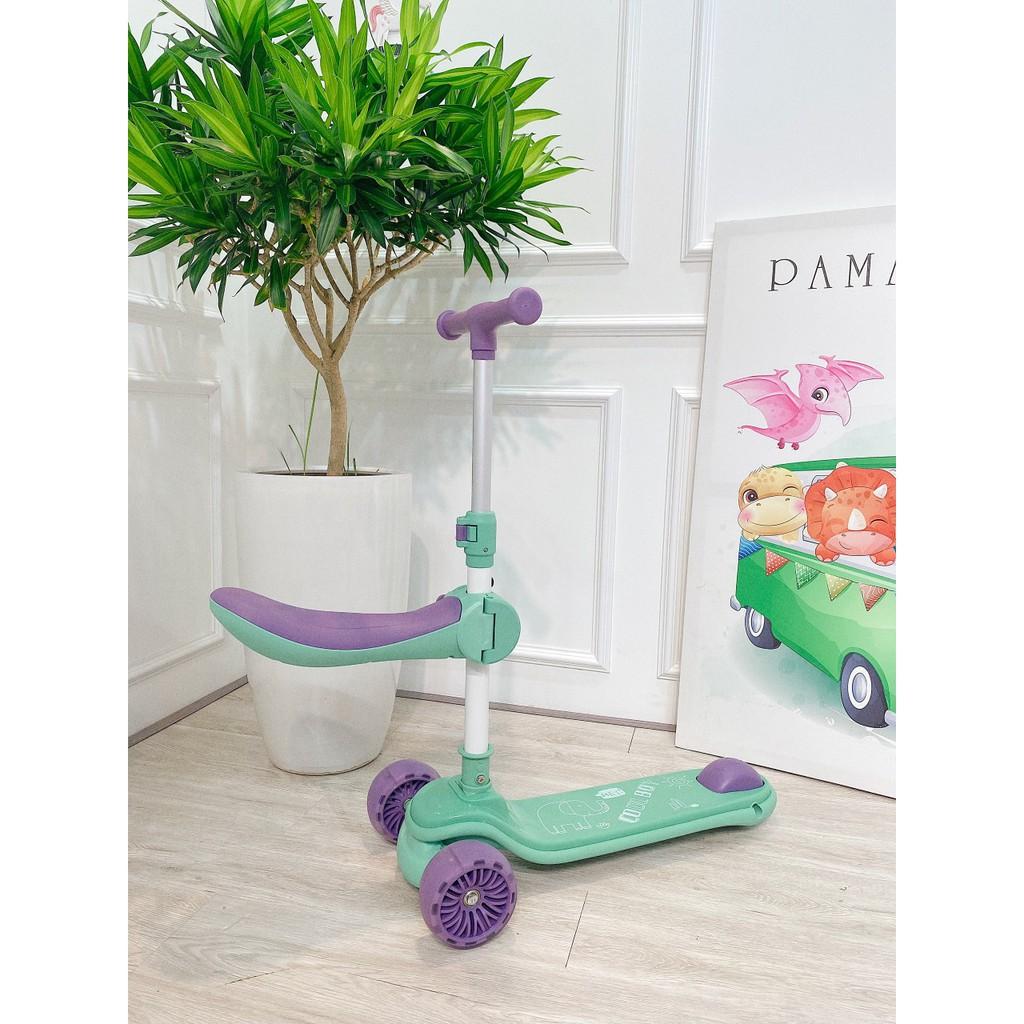 Xe trượt scooter có ghế xinh xinh trượt chân cho bé