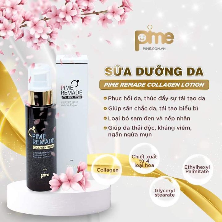 SỮA DƯỠNG DA COLLAGEN PIME REMADE LOTION 100G