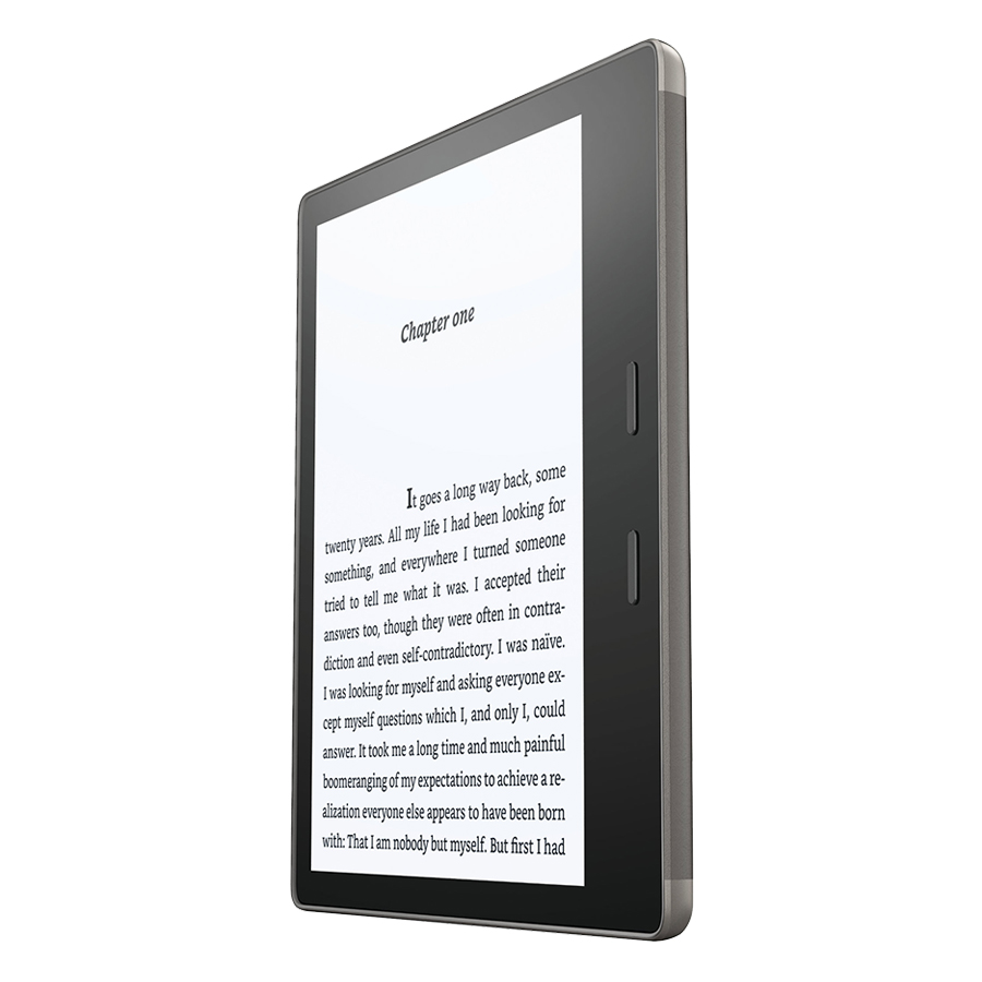 Máy Đọc Sách Kindle Oasis 2018 (9th) - Xám Kim Loại - Hàng nhập khẩu