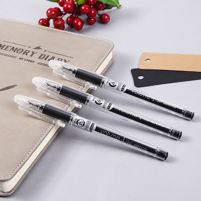 Bút nước xóa được 0.5mm M&G - AKP61115A mực đen