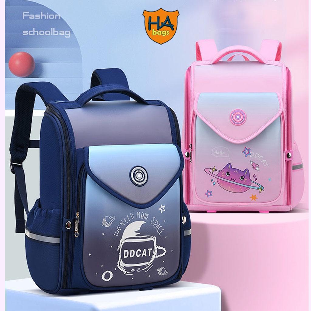 Balo học sinh tiểu học HA1022 chống gù, thiết kế phù hợp với học sinh cấp 1