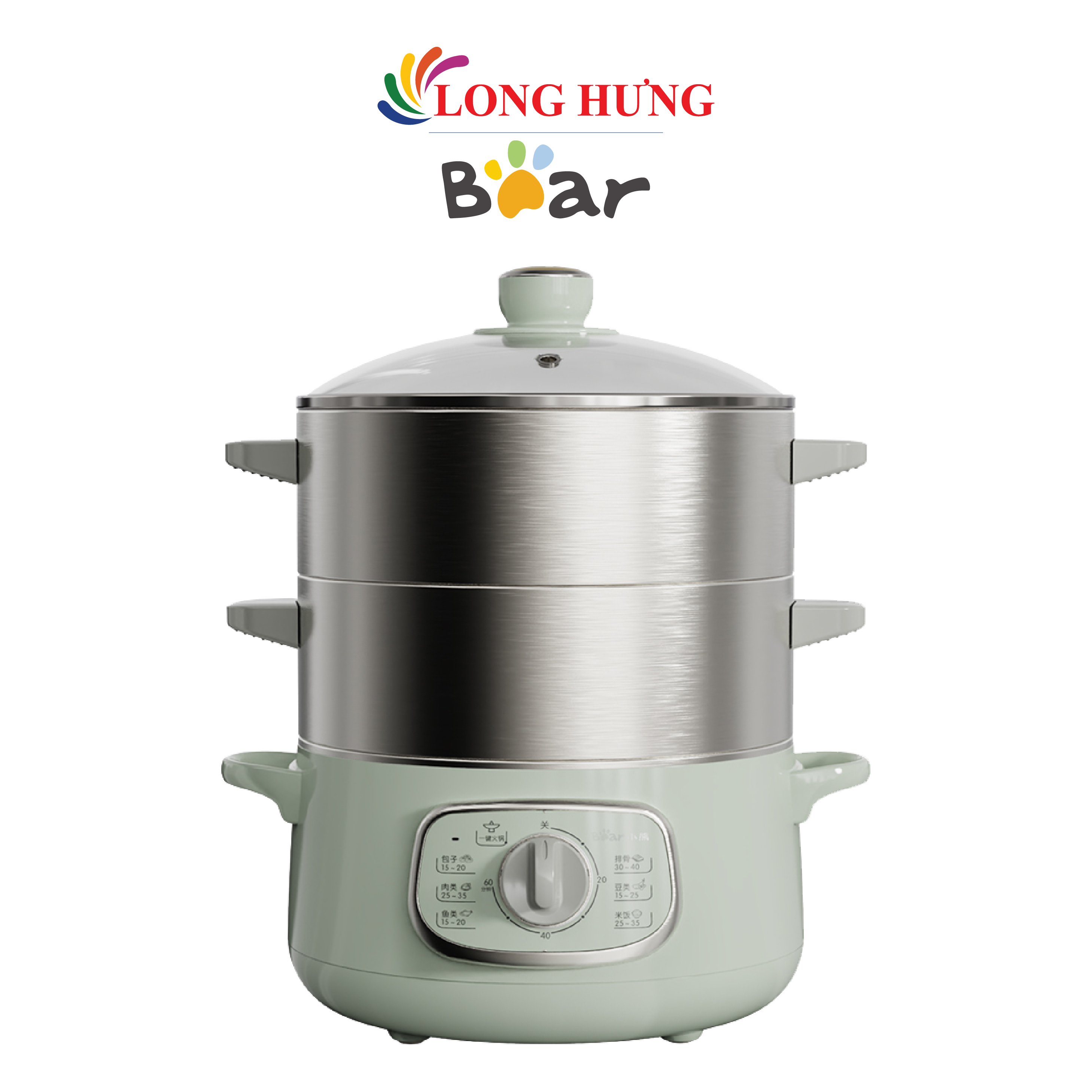 Nồi hấp &amp; lẩu điện đa năng Bear DZG-D80G5 - Hàng chính hãng