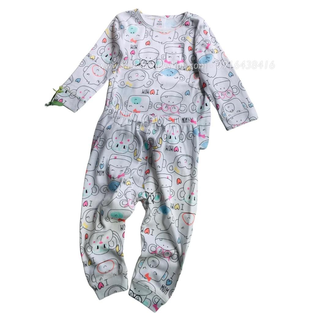 Bộ Dài Tay Miakid đáp đũng, cúc vai