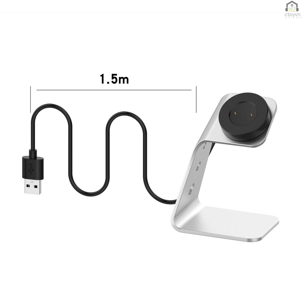 Đế sạc từ tính bằng hợp kim nhôm cho đồng hồ thông minh GT2/GT/GT2E/Honor GS PRO