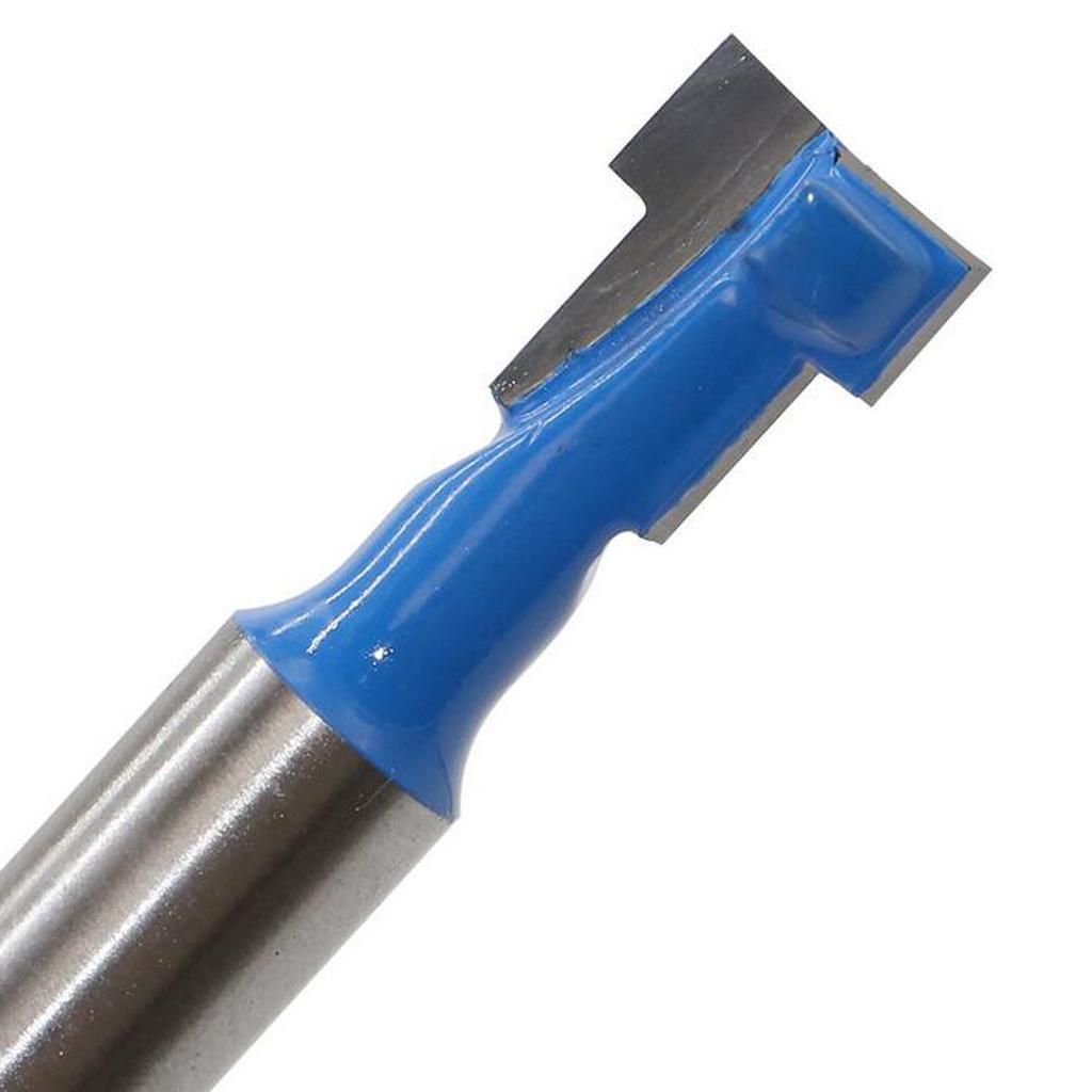 2Pcs 8mm Shank T- Slot Woodworking Router Bit Carpenter Milling Cutter 3/8''