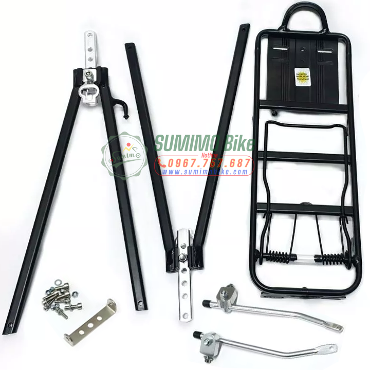 Baga nhôm tuỳ chỉnh độ cao kiểu 1