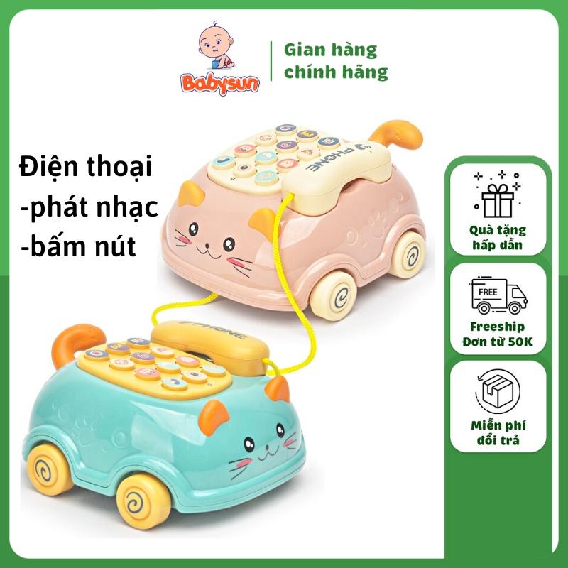 Đồ chơi điện thoại con mèo nhiều giai điệu nhạc vui nhộn