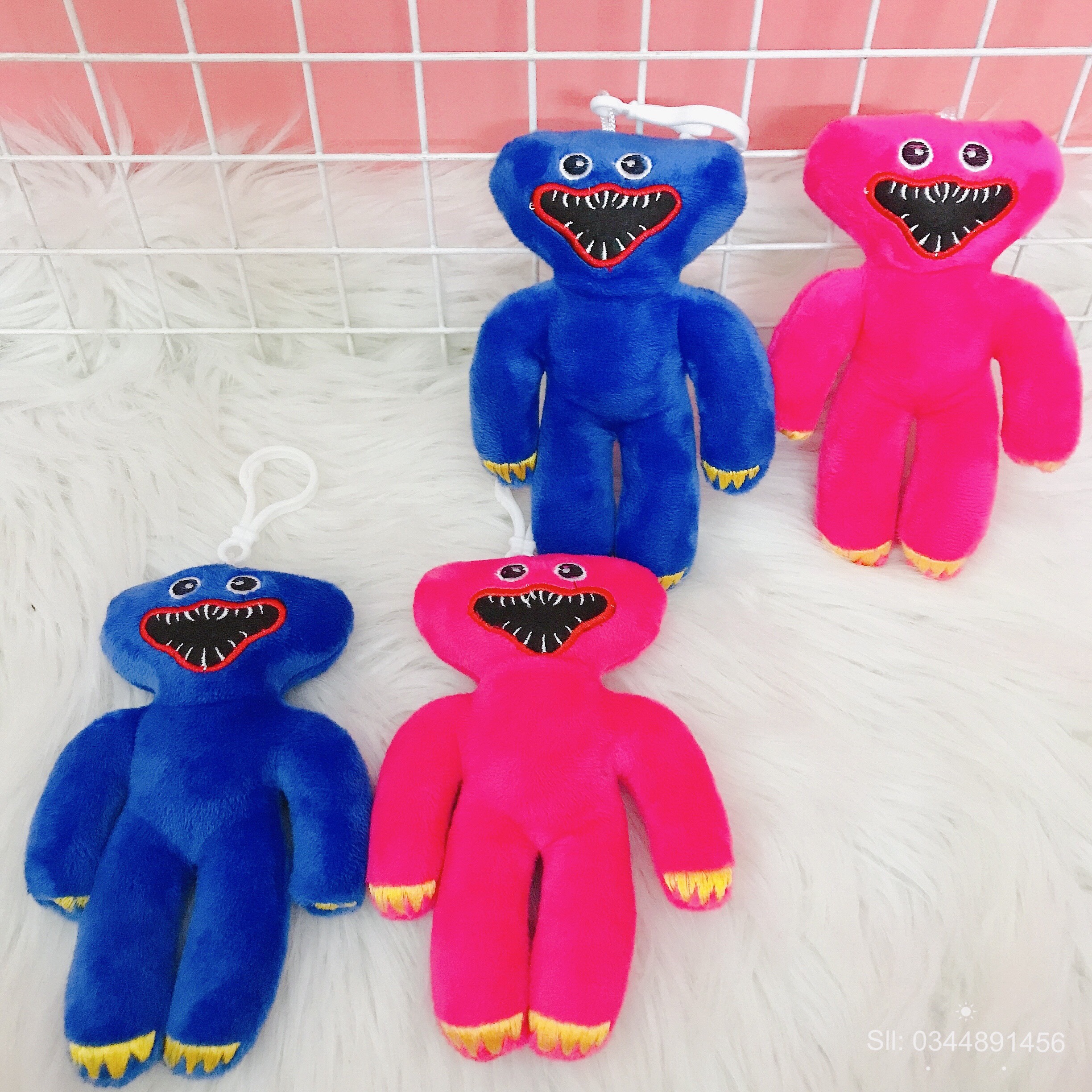 Móc Khóa Huggy Wuggy Trong Game Poppy Playtime Siêu Dễ Thương - Móc Khóa Balo Túi Xách Ảnh Thật Shop Chụp