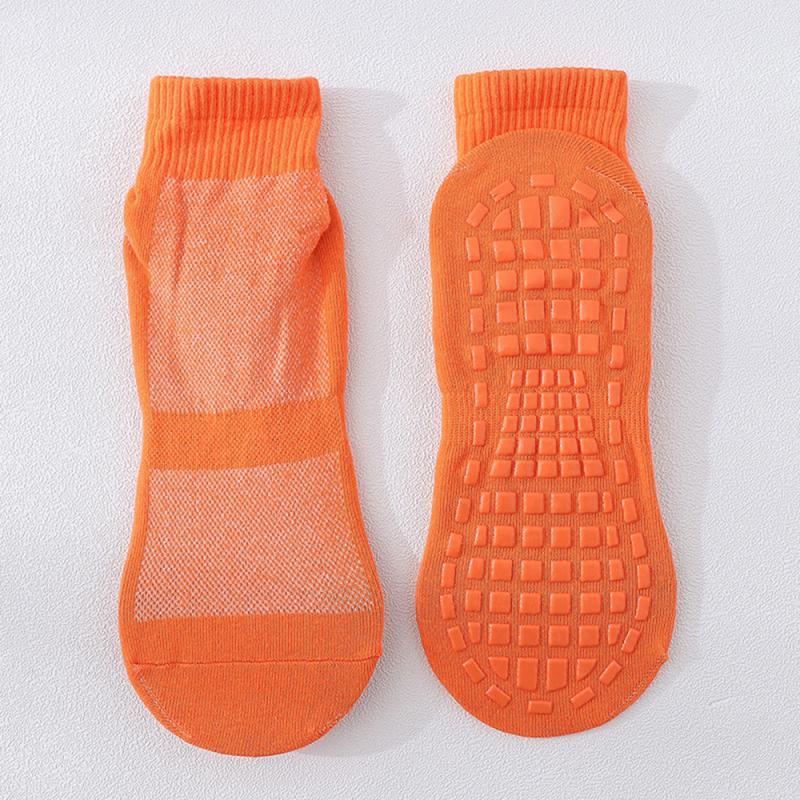 1Pair unisex tất không trượt tất cả những chiếc vớ gia đình bằng cotton thể thao Yoga vớ thoải mái Color: 01 Size: L 5 to12 year old