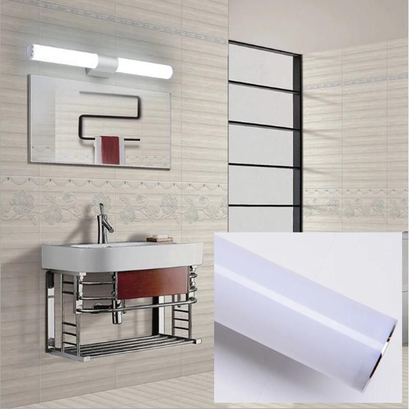 Đèn gương nhà tắm - đèn gương thân inox bền màu bạc xước chiều dài 50cm có tích hợp led 10w chế độ chống ẩm tốt