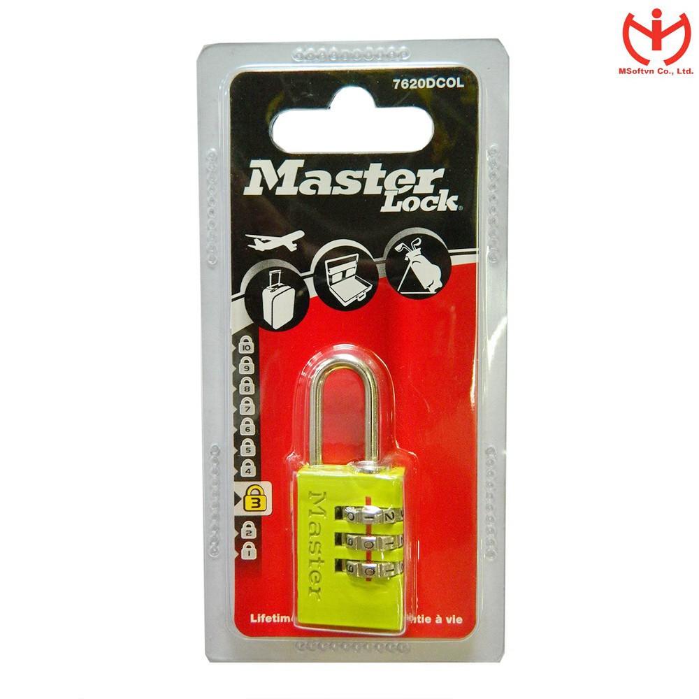 Ổ khóa số Vali Master Lock 7620 EURDCOL - MSOFT