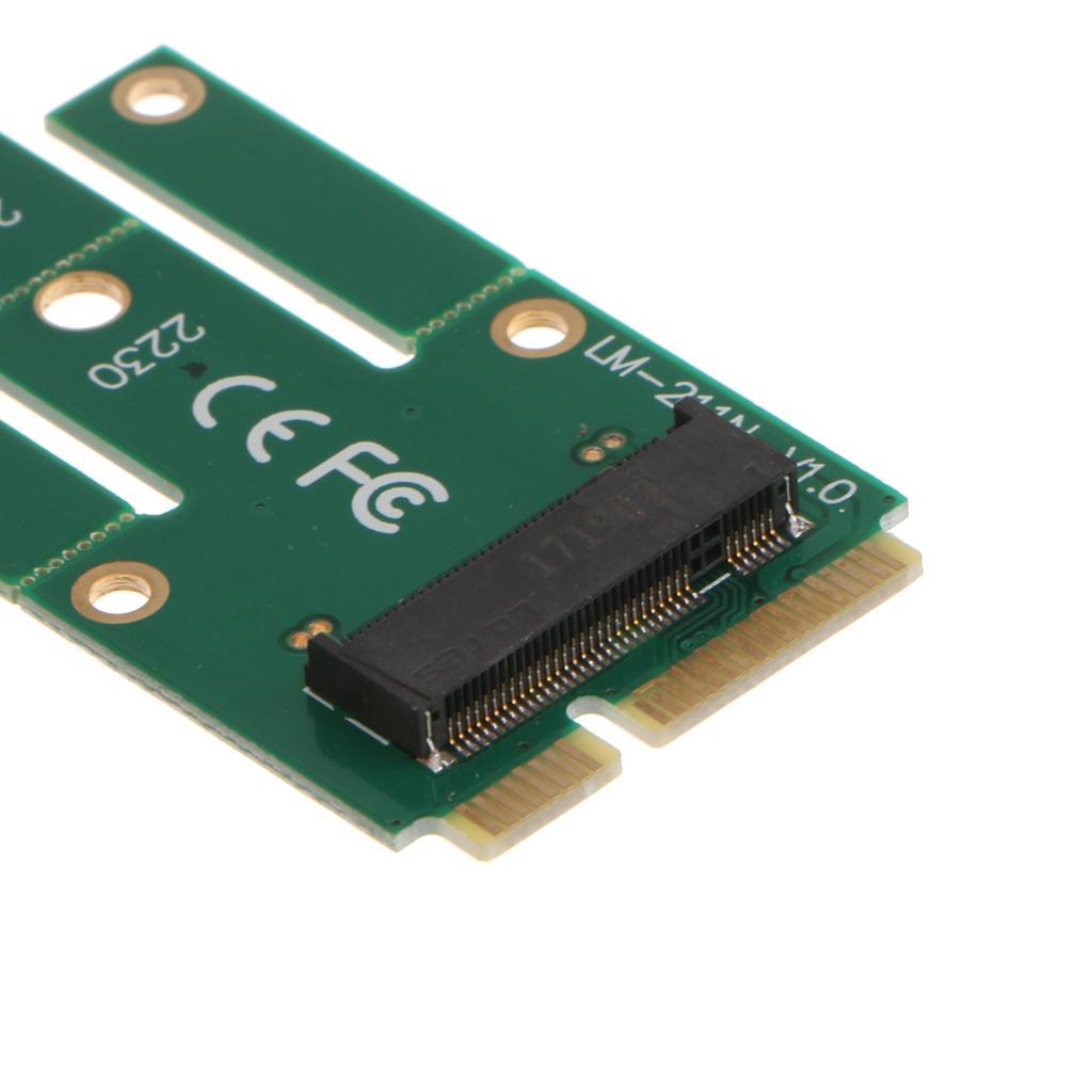 MSATA PCI-E 3.0 SSD to NGFF M.2 B Adapter Card for Desktop