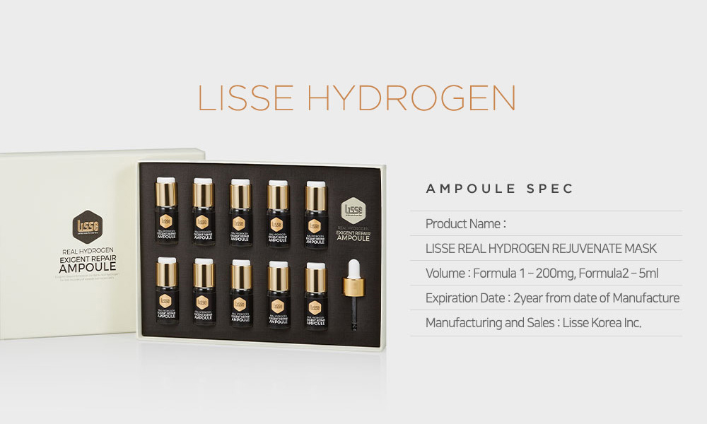 Serum tinh chất Hydrogen Lisse Real Hydrogen Exigent Repair Ampoule (Hộp 10 Lọ)