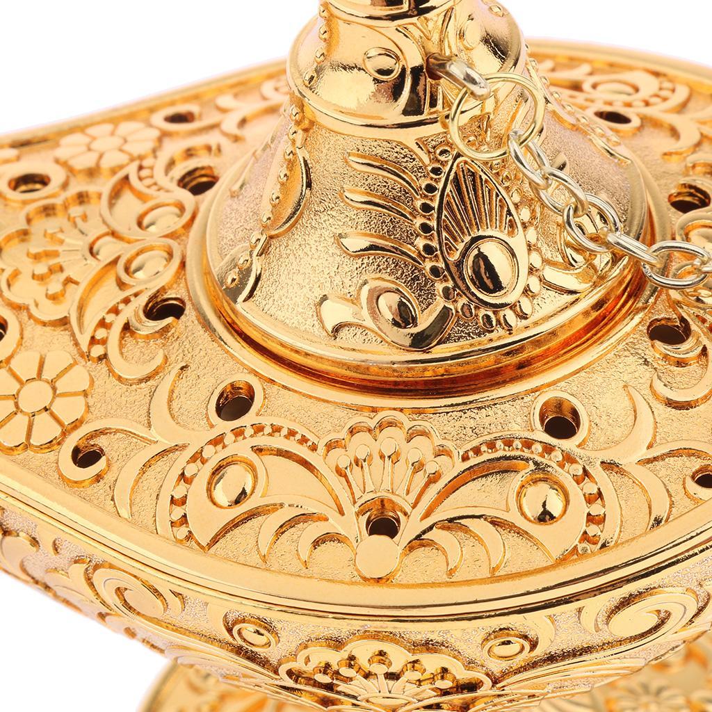 Aladdin Genie Lamp Light Wishing Tea Oil Pot Decoration Collection Arts Gift