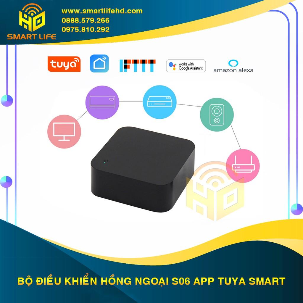 Bộ điều khiển hồng ngoại App Tuya S06 kết nối Google/Alexa.