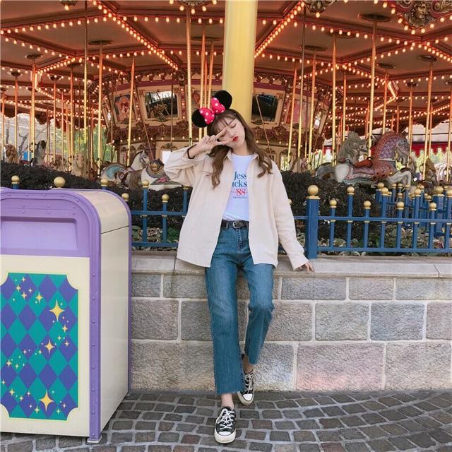 ÁO SƠ MI TRƠN FORM RỘNG