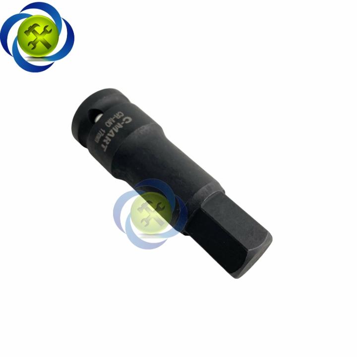 Tuýp lục giác đen 17mm C-mart F0049-H17 loại 1/2 dài 78mm