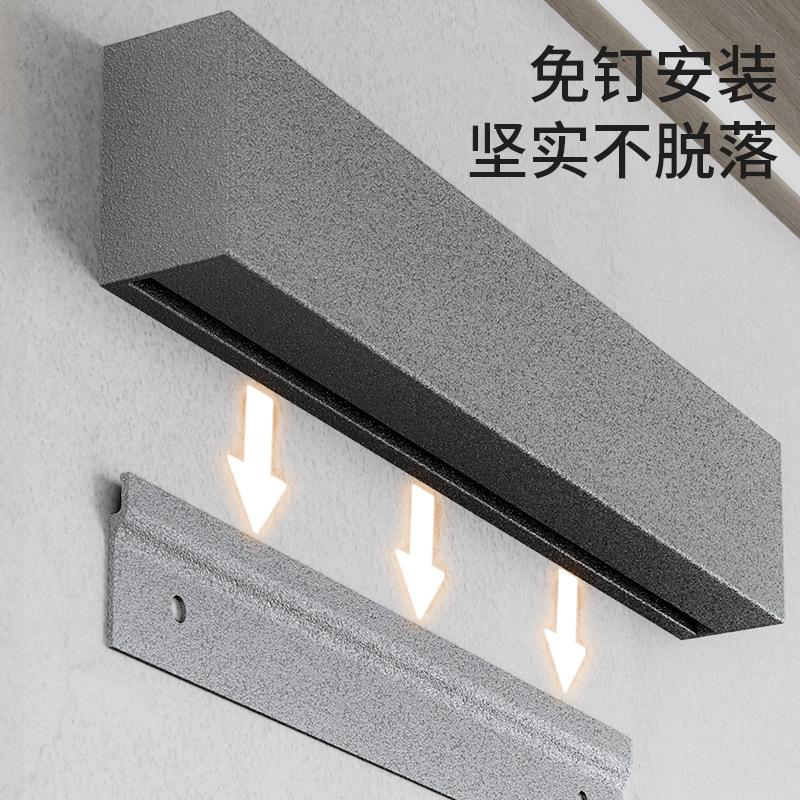 Thuận lợi nhất mát mẻ quá nhà bếp lưu trữ giá treo tường nắp nồi móc treo gia vị miễn phí đục lỗ móc treo tường góc đa chức năng