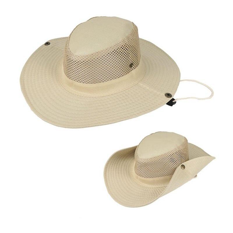 Summer Breathable Mesh Fishing Caps Unisex Outdoor UV Protection Sun Cap Hiking Camping Travel Fishing Hat