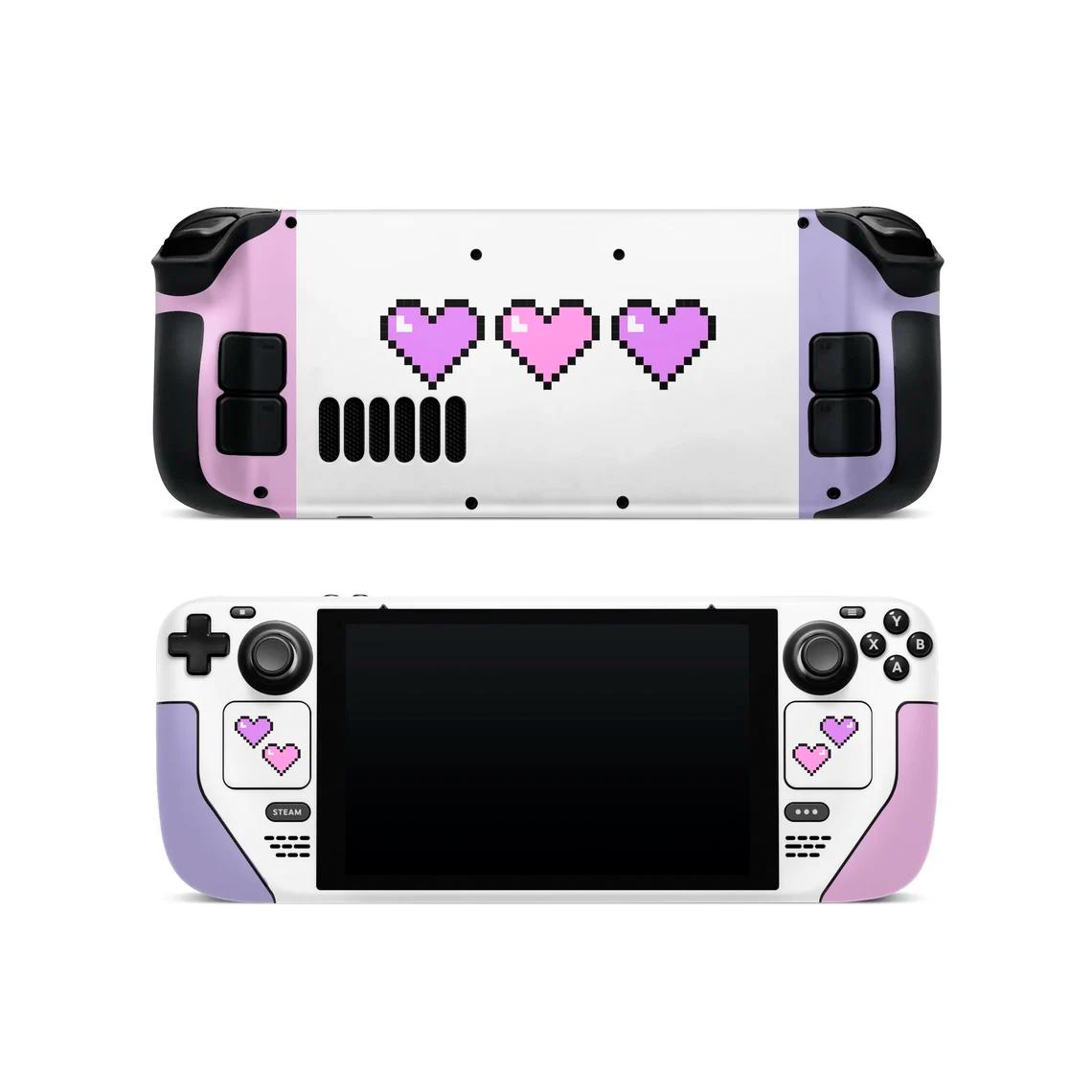 Skin decal dán Steam Deck mẫu 8bit Gaming Girl (dễ dán, đã cắt sẵn chuẩn theo khuôn máy)