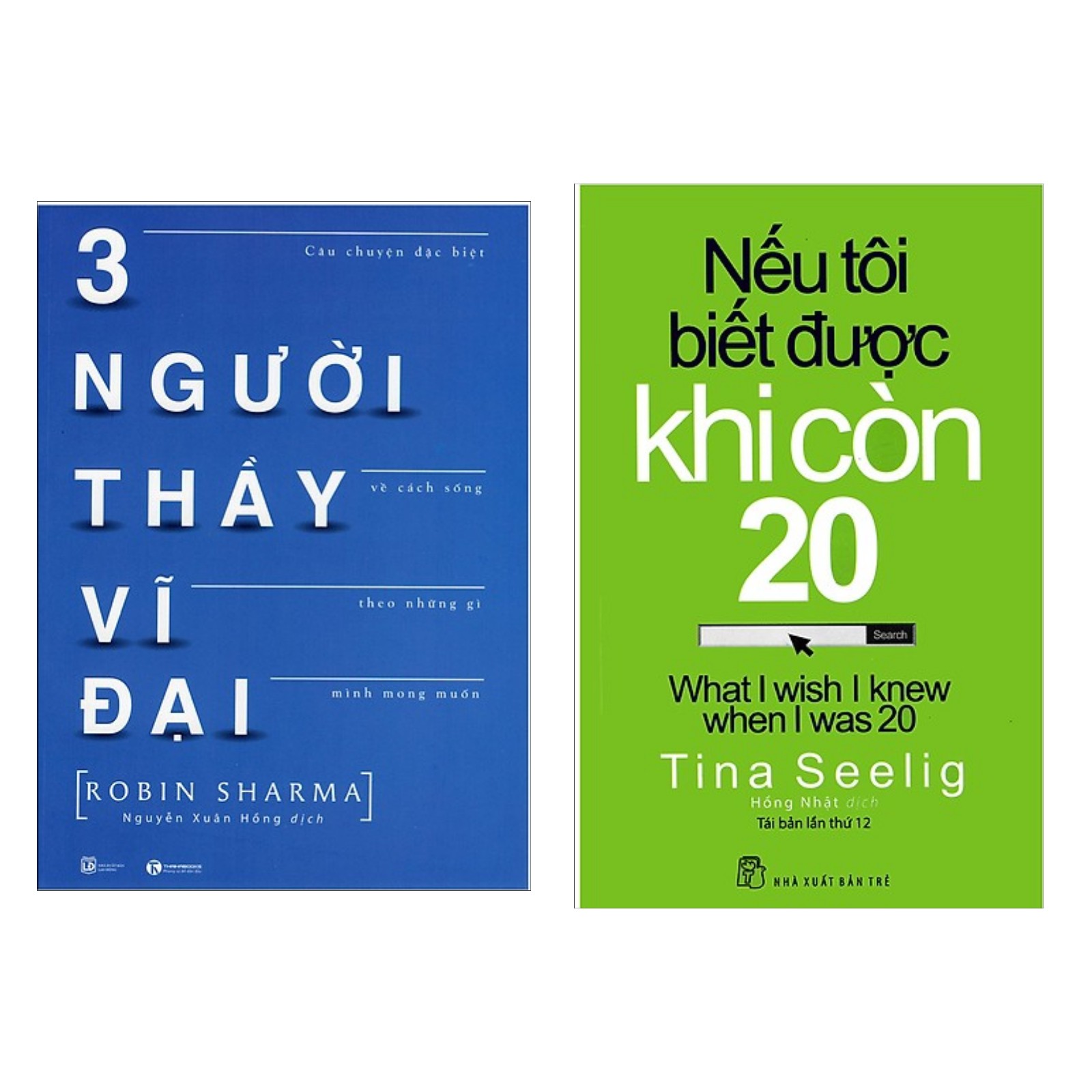 Combo Sách Kinh Tế: Nếu Tôi Biết Được Khi Còn 20 + Ba Người Thầy Vĩ Đại -