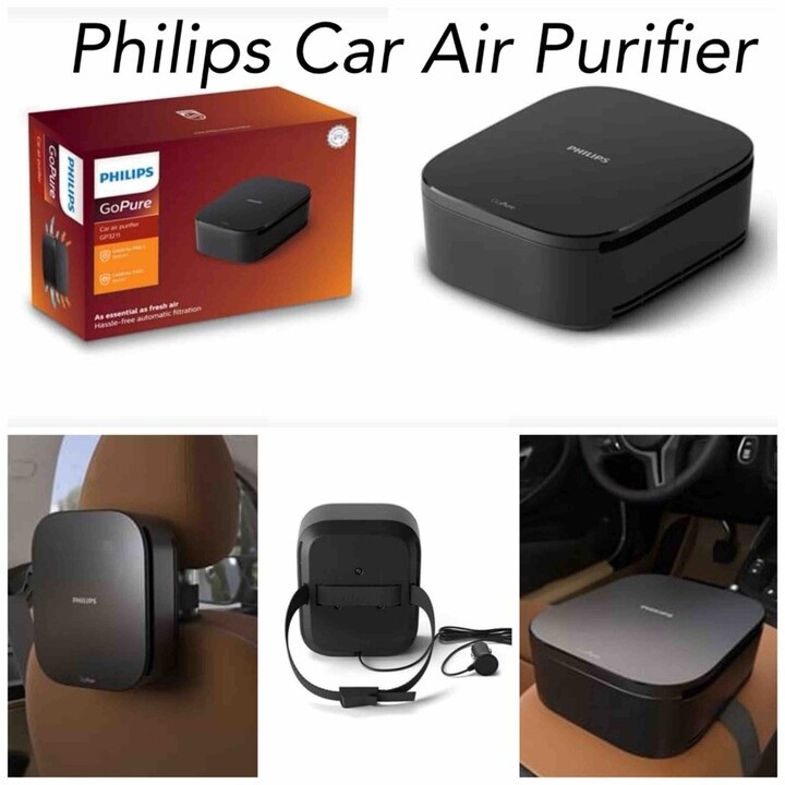 Máy lọc không khí - khử mùi trên xe ô tô nhãn hiệu Philips GP3201 Công suất: 2W - HÀNG NHẬP KHẨU