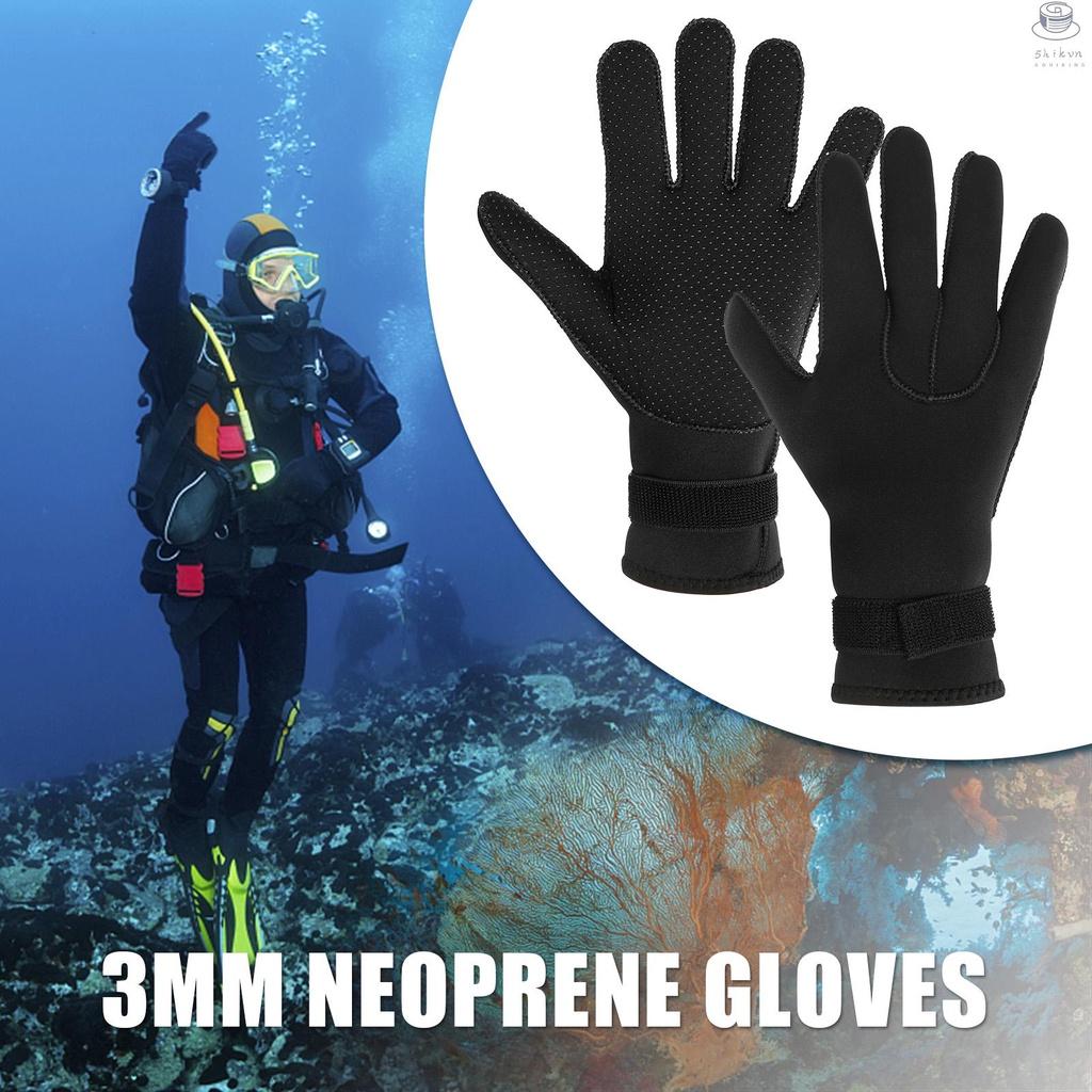 3mm Neoprene Diving Gloves Women Men Anti-slip Snorkeling Gloves for Snorkeling Swimming Surfing Sailing Kayaking