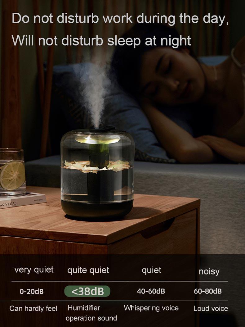 Xiaomi 1000ML Máy Tạo Độ Ẩm Không Khí 2000 MAh Tinh Dầu Thơm Aroma Diffuser 7 Màu Đèn Thoáng Mát Sương Có Thể Thêm Hoa trái Cây