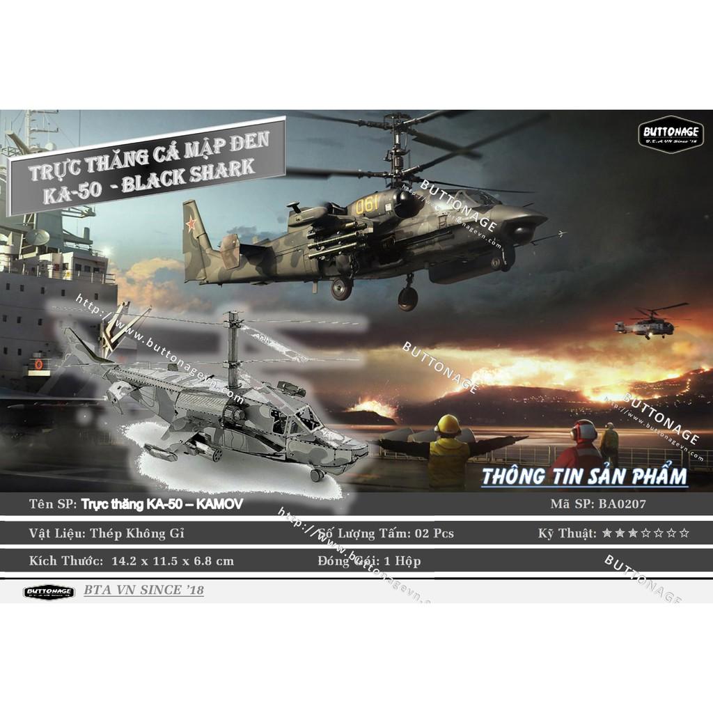 Mô Hình Lắp Ráp 3d Trực thăng KA-50 – KAMOV