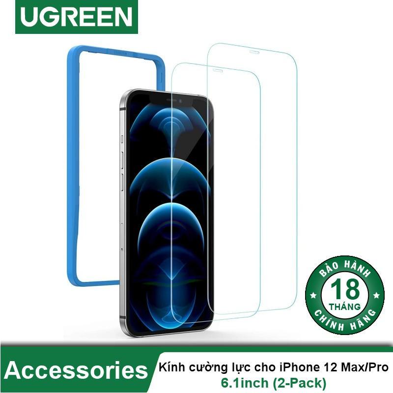 Miếng dán kính cường lực ánh sáng xanh, độ cứng 9H cho iPhone 12 mini / 12 / Pro / Max UGREEN SP158 SP159 SP161 - Hàng Chính Hãng