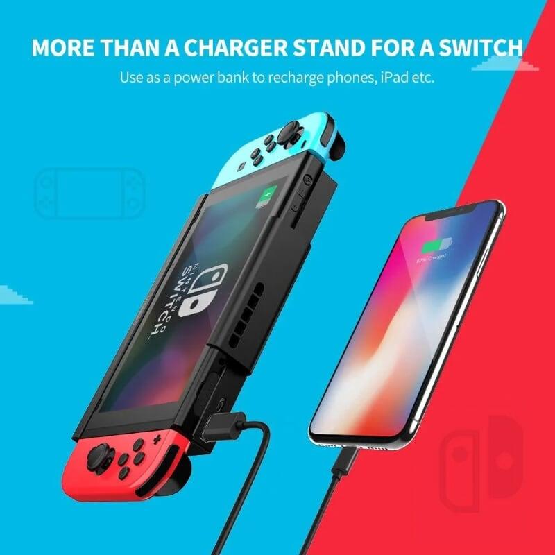 Ugreen UG50756CP611TK 10000mAh pin sạc dự phòng và vỏ bảo vệ màu đen cho Nintendo Switch - HÀNG CHÍNH HÃNG