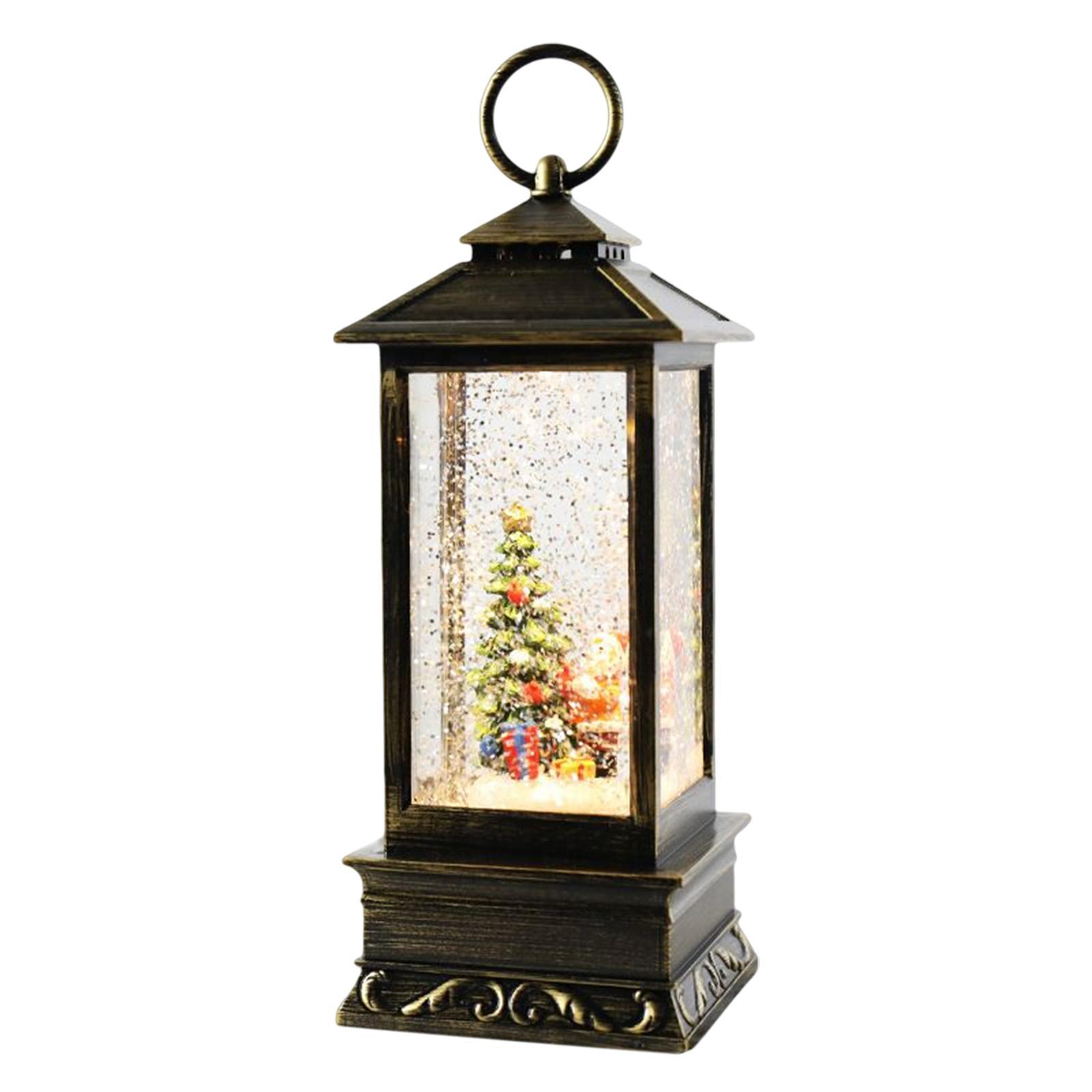 Christmas Lantern Music Box Kids Gift Decoration with Light Birthday Gift