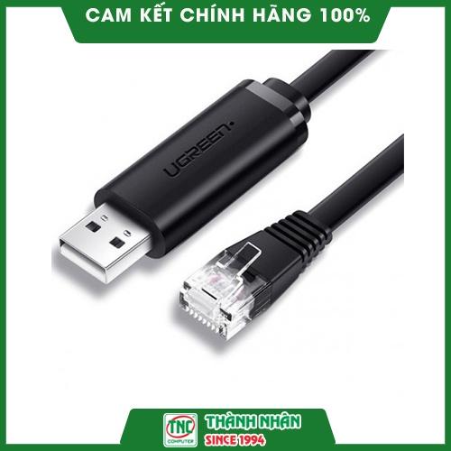 Cáp chuyển Console USB to RJ45 FTDI Ugreen 60813-Hàng chính hãng.