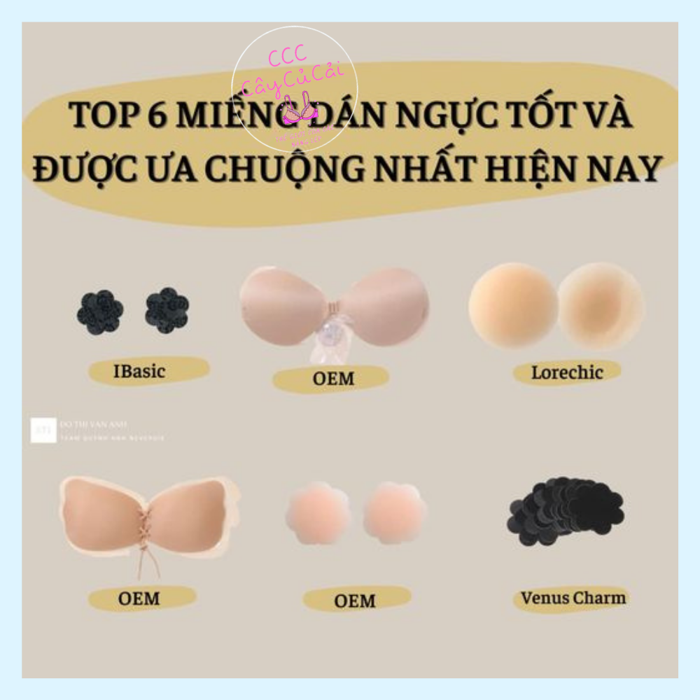 Miếng dán ti, miếng dán ngực tàn hình silicon che đầu ti có thể tái sử dụng nhiều lần- CCC009