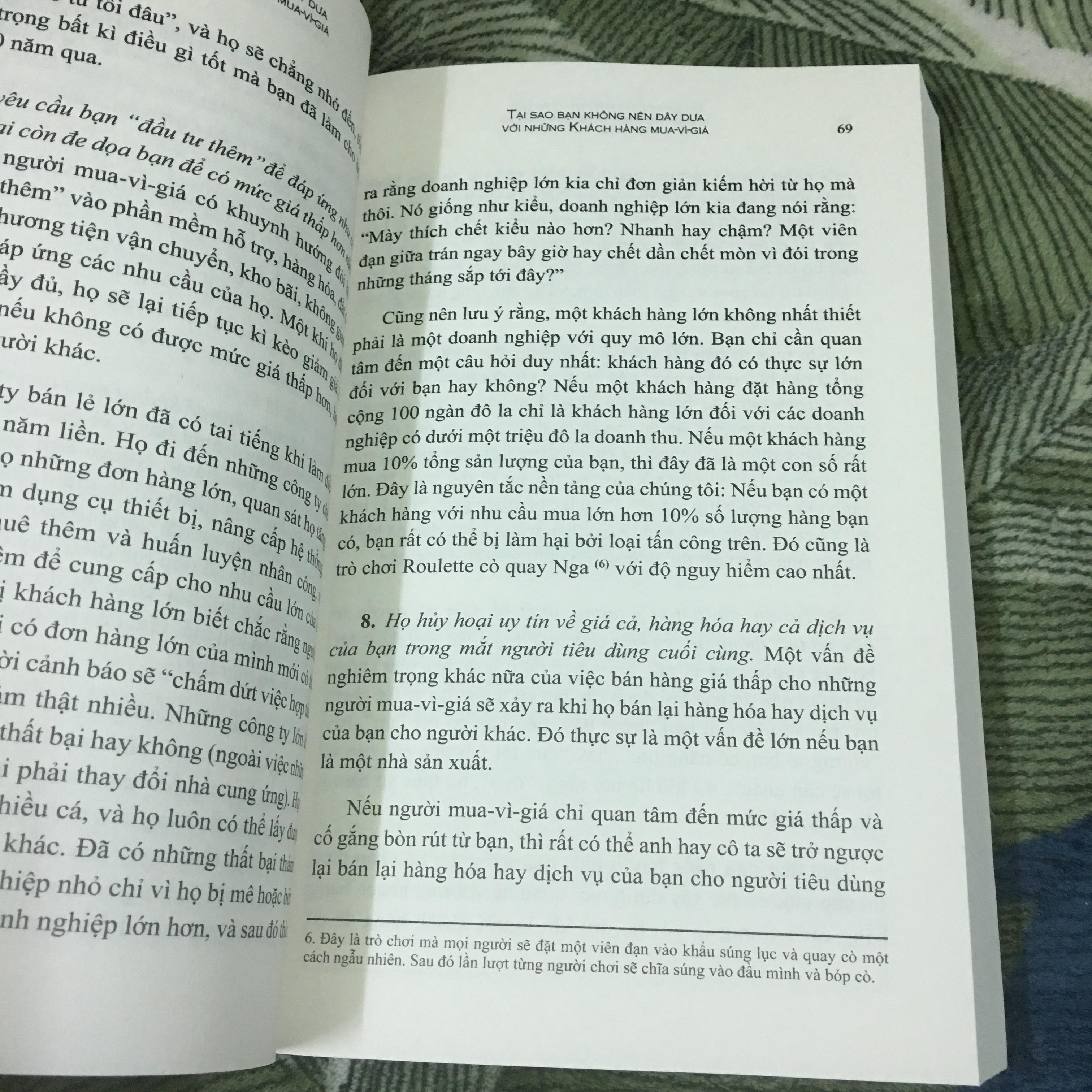 Làm thế nào để bán hàng với lợi nhuận cao hơn đối thủ (tặng kèm 1 bookmark ngẫu nhiên)