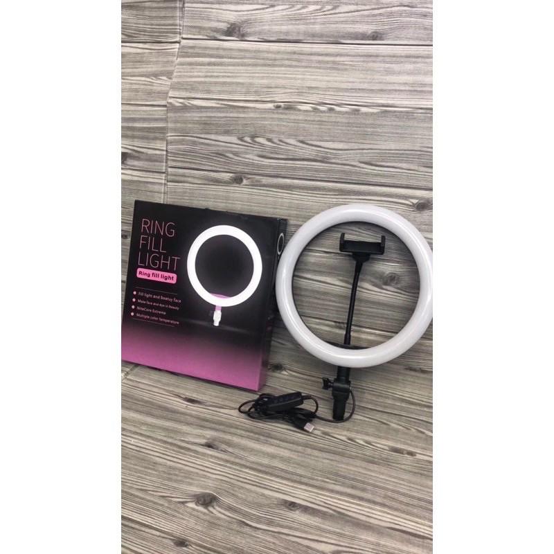 Đèn Livestream 26cm Hỗ Trợ Chụp Ảnh Sắc Nét Tôn Lên Vẻ Đẹp Của Bạn . Tăng Tương Tác Khách Hàng