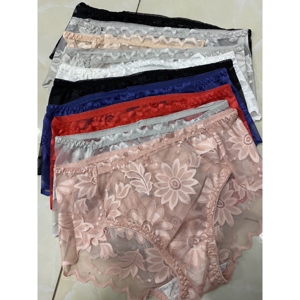 Quần lót nữ ren hoa sexy gợi cảm không viền siêu mịn mã 817