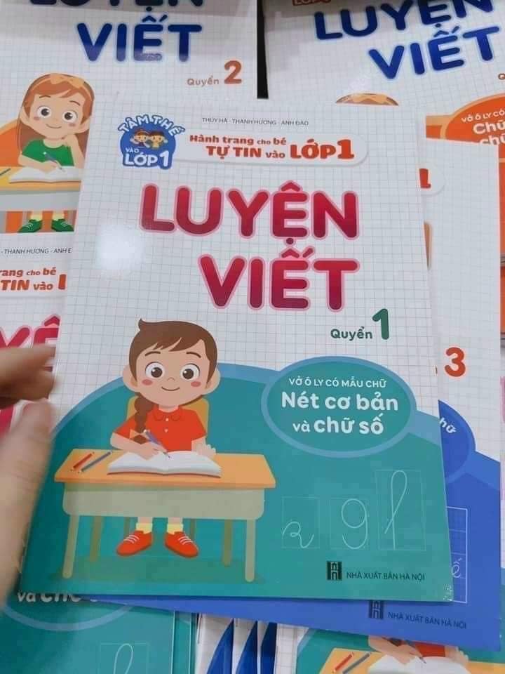 Set 3 cuốn luyện viết cho bé vào lớp 1